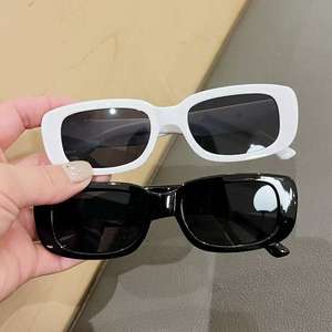 Gafas de Sol Cuadradas Modernas para Mujer, Colores Macaron, Marco de PC, Lentes AC, Protección UV375, Estilo Urbano, Gafas de Moda - Product Image 3