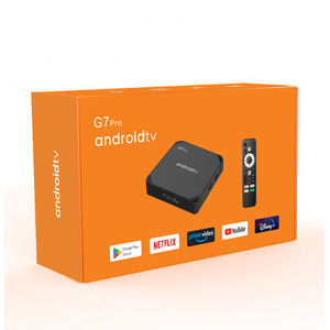 Nouvelle boîte TV <span class=keywords><strong>G7</strong></span> Pro Android 11.0 2023, Android TV 11, Amlogic S905Y4 ATV 5G, double WIFI, 4 Go 32 Go, décodeur TV intelligent, G7pro <span class=keywords><strong>G7</strong></span> MINI - Product Image 1