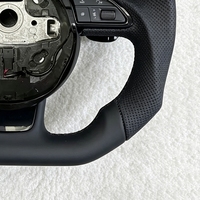 Volante de Cuero para Audi A1 A3 8P 8V 8Y A4 A5 A6 A7 A8 C6 C7 S3 S4 S5 S6 S7 Q3 Q5 Q7 SQ5 RS RS3 RS5 RS6 B8 B9 8P R8 TT