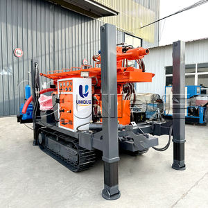 Máquina de perforación de pozos de agua hidráulica portátil 300m 350m de profundidad Crawler montado a la venta con motor diésel - Product Image 2