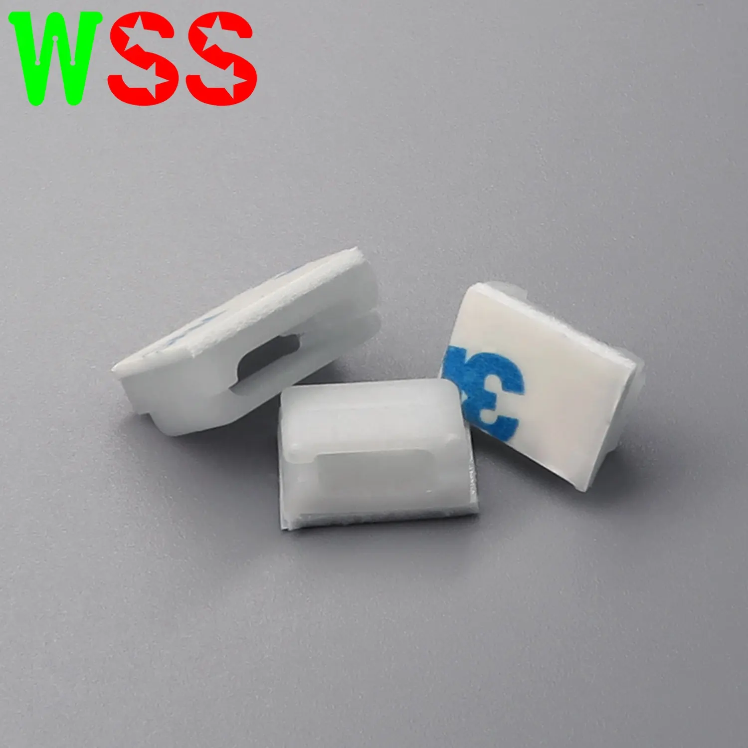 Plástico 3m auto-adesivo montagem de fio selim clipes cabo de gestão de fios