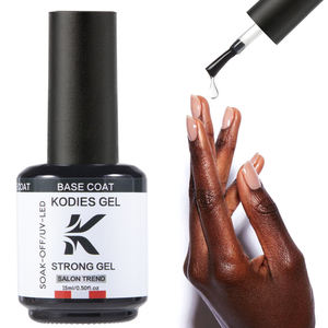 KODIES GEL Capa base fuerte Etiqueta privada Nail Art Pintura UV Gel Polaco Primer Base más gruesa Barniz <span class=keywords><strong>Manicura</strong></span> - Product Image 1