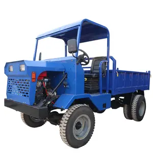 HuanSheng 1 Ton 2 Ton 3 Ton 4x4 roda penggerak truk sampah 4 WD Mini truk sampah pertanian truk sampah