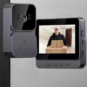 <span class=keywords><strong>Videoportero</strong></span> Inalámbrico Inteligente en Oferta, Visión Nocturna, Pantalla LCD de 640x480P, Audio Bidireccional, Sistema de Timbre para Exteriores Resistente al Agua, 70 Grados - Product Image 2