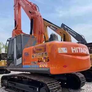 Надежный подержанный экскаватор <span class=keywords><strong>HITACHI</strong></span> ZX200, рабочий вес 20 тонн, ковш 0,91 м³, для строительных работ - Product Image 1