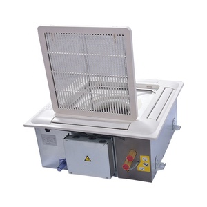 Certification CE <span class=keywords><strong>climatiseur</strong></span> haute performance l'eau froide horizontale 4way l'eau cassette de plafond fcu ventilo-convecteurs - Product Image 2