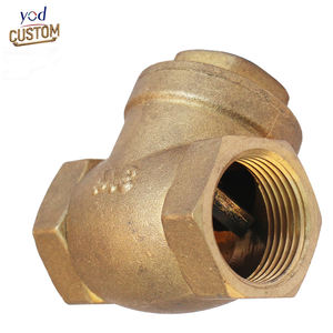 Composants personnalisés YOD, service d'usinage CNC de précision, connecteur en laiton DZR sans plomb, vanne anti-retour 3/4 pouce, manuelle, pour l'<span class=keywords><strong>eau</strong></span> - Product Image 1