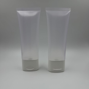Trong suốt thân thiện với môi Ống nhựa mềm với nắp lật Rỗng Mỹ phẩm dầu gội container - Product Image 1