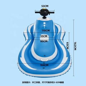 <span class=keywords><strong>Moto</strong></span> Acuática Inflable Eléctrica, Juguete Acuático Seguro con Propulsor Eléctrico, Embarcación Inflable para Lago o Piscina - Product Image 2