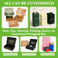 Boîte d'expédition en carton ondulé personnalisée en gros avec impression, pelliculage mat recyclable et doublure en mousse pour le commerce électronique