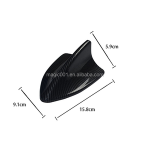 Accessoires d'extérieur de voiture <span class=keywords><strong>Aileron</strong></span> de requin Antenne universelle de voiture en fibre de carbone <span class=keywords><strong>Aileron</strong></span> de requin décoratif extérieur - Product Image 3