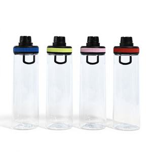 Personalized 750ML PS Plastic Fitness Sports <b>Water</b> <b>Bottle</b> Leak-Proof <b>Handle</b> Rope BPA Free Dishwasher Safe Anti-corrosion Coating - Product Image 1