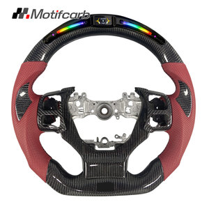 พวงมาลัยคาร์บอนไฟเบอร์ LED แบบกำหนดเองสำหรับ Lexus IS RC NX GS 250 300 300h 350 500 F Sport ปี 2013-2025 อัพเกรดภายใน - Product Image 1