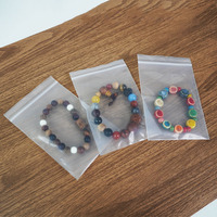 Sacs en plastique LDPE biodégradables pour l'emballage de bijoux, grand sac debout tissé avec poignée découpée et impression personnalisée