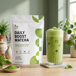 Auténtico Té Matcha Orgánico de Grado Ritual en Bolsa Doypack, Saludable, con Opción de Marca Personalizada y Suministro a Granel - Product Image 1