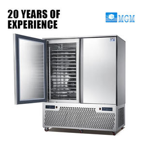 Congélateur à choc vertical grande capacité en acier inoxydable à 2 portes pour la congélation rapide des aliments - Product Image 1