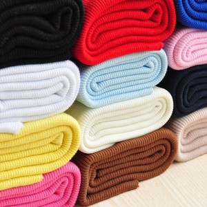 Tissu côtelé élastique en coton pour poignets, ourlets, cols, bordures de sweat-shirts, matériau pour ceintures et ouvertures de jambes de pantalons pour bébés - Product Image 1