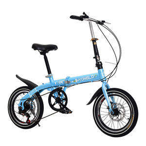 Vélo à cadre en acier au carbone <span class=keywords><strong>16</strong></span> <span class=keywords><strong>20</strong></span> <span class=keywords><strong>pouces</strong></span> 7 vitesses pour hommes <span class=keywords><strong>ou</strong></span> femmes, vélo pliable et léger, vélo de ville pliable pour adultes - Product Image 6