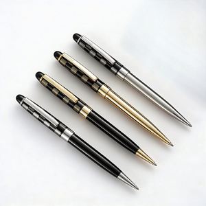 Luxury Grid Metal Ballpoint <b>Pens</b> Wholesale Business Signature Metal <b>Pen</b> Black Custom <b>Pen</b> Suitable for Corporate Activity Gifts - Product Image 1