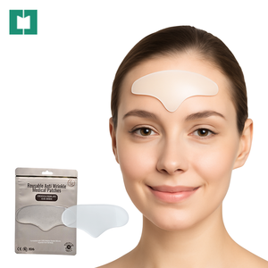 Organic <b>Silicone</b> Beauty Sticker <b>Face</b> Anti-Wrinkle Sheet Facemask Pads with Moisturizer for Wrinkle Prevention - Product Image 3