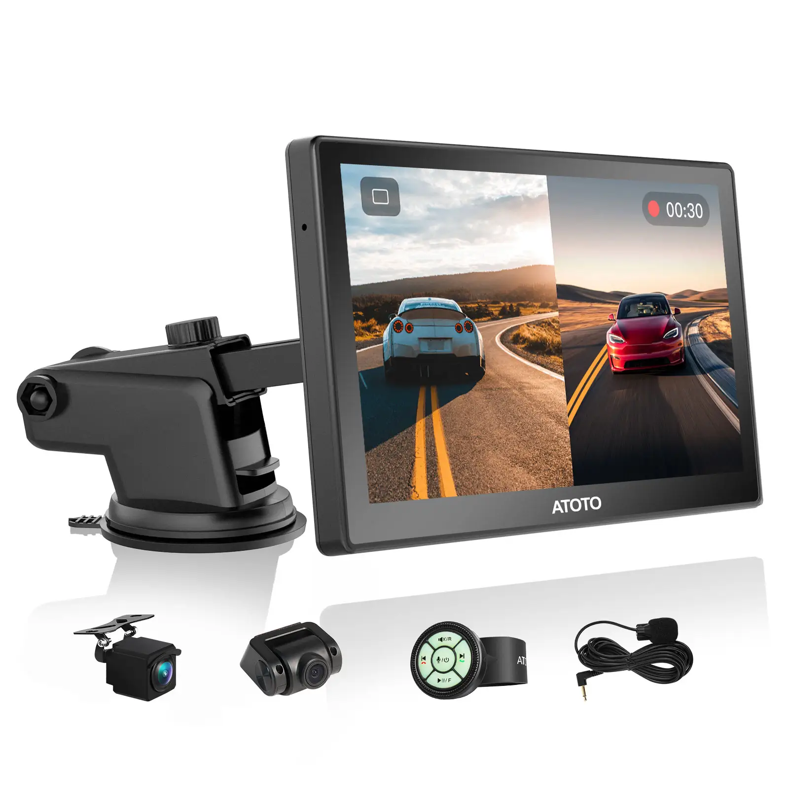 ATOTO araba GPS navigasyon 7 inç araç GPS navigasyon araba sistemi taşınabilir kamyon navigasyon cihazı araba otomatik dokunmatik ekran