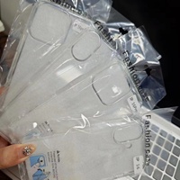 Funda Transparente de TPU Suave para iPhone 16 Pro Max 16 Pro, Carcasa para Teléfono Inteligente con Acrílico + PC TPU
