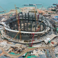 Estructura de Acero Prefabricada de Gran Calidad para la Construcción de Estadios, Precio Directo de Fábrica