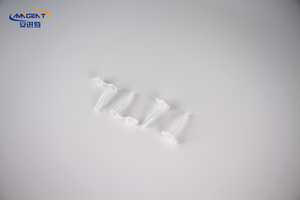 AMNGENT Tube de centrifugeuse en polypropylène transparent 0.2ml 0.5ml 1.5ml pour test de laboratoire <span class=keywords><strong>Chemi</strong></span> Micro avec bouchon de presse - Product Image 4