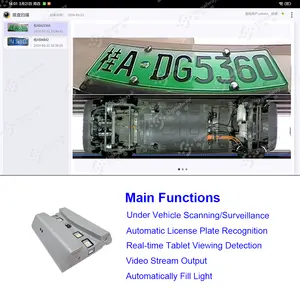 UVIS UVSS fixo com preço baixo sistema de digitalização de veículos sob a câmera de inspeção de veículos