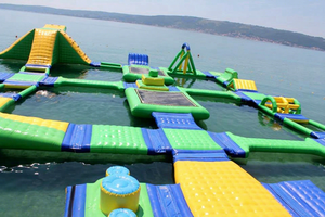 <span class=keywords><strong>Parco</strong></span> Acquatico Gonfiabile Personalizzato in Offerta Speciale, Isola Galleggiante con Percorso a Ostacoli Gigante per Eventi in Mare, Lago e Piscina - Product Image 5