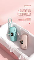 RUNCEIN Mini pengisi daya tipe C, pengisi daya bawaan 5000mAh layar Power Bank Terbaik pengisian daya Cepat 22.5w baterai portabel untuk iPhone