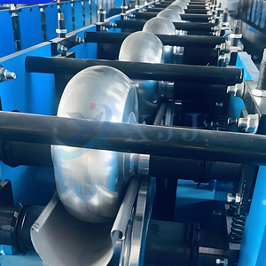 Machine de formage de rouleaux portative automatique pour la fabrication de demi-gouttières en <span class=keywords><strong>zinc</strong></span> et de coudes de descente pour gouttières de pluie - Product Image 5