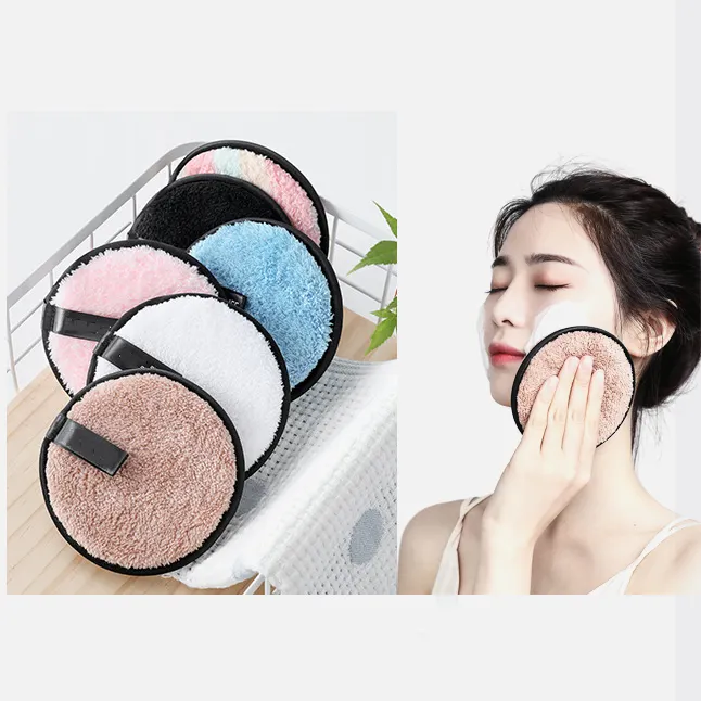 Hot Selling Facial Cloth Pads Make-up Entferner Handschuh Kosmetik Wasch bare Make-up Entferner Pads