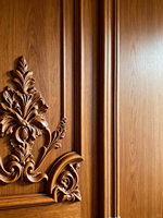 Buffet vintage en bois massif, armoire rustique avec détails sculptés à la main, finition antique blanche, design artisanal pour cuisine et salle à manger