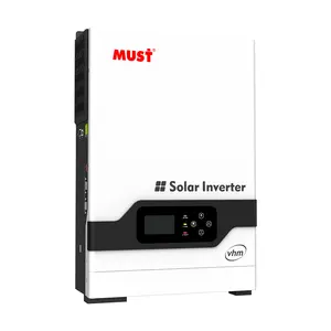 MUST Solar Hybrid Inverter Off Grid Built-in Solar Mppt Charge Controller 5kw 5kva 48v For Home Appliances And Persona