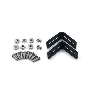 Auso-Racing Oil Cooler Mounting <b>Bracket</b> Kit 330mm Aluminum Alloy British Style For Car Modification - Product Image 3