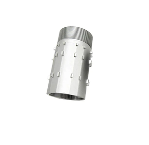 Carcasa cilíndrica roscada de aluminio mecanizada por CNC personalizada, carcasa tubular con rosca exterior de múltiples uniones para piezas de equipos de automatización - Product Image 6