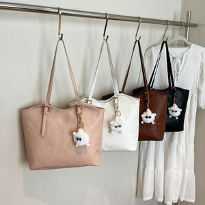 Women's New Fashion Large Capacity <b>Tote</b> <b>Bag</b> Simple Casual Shoulder <b>Bag</b> Personality Style 2025 - Product Image 1