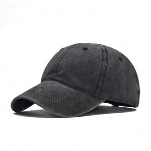 Casquette de baseball unisexe en jean délavé et côtelé, style vieilli, pour activités de plein air, modèle parent-enfant, pour adultes et enfants, idéale pour le sport - Product Image 1