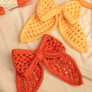 Dễ dàng Crochet lưới cung mô hình cho Phụ kiện tóc Móc khóa quà tặng-linh hoạt Crochet BOW TIE headbands - Product Image 4