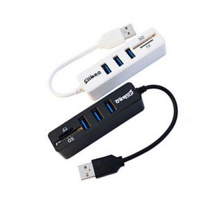 ฮับ USB 3 พอร์ต พร้อมช่องอ่านการ์ด SD/TF สำหรับคอมพิวเตอร์ แล็ปท็อป และเดสก์ท็อป - Product Image 3