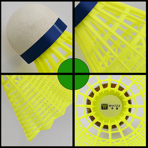 Vendita calda all'ingrosso di buona qualità uso durevole in Nylon Shuttlecock Badminton simile a <span class=keywords><strong>Mavis</strong></span> 350 - Product Image 6