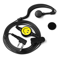Talkie-walkie filaire antibruit écouteur écouteurs Radio bidirectionnelle casque écouteur pour Baofeng TYT Retevis KSUN Radio