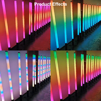 MGOLighting LED sans fil 360 degrés RVB TUbe DMX512 Par Bar Club KTV Disco Stage Lights Event Stage Light