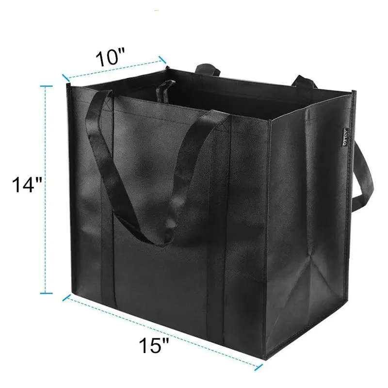 Sturdy Reusable Multifunctional Lightweight Non Woven Polypropylene Bag Grocery Shopping Bags for Supermarket Custom Logo
