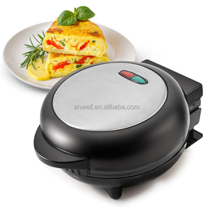 ANWELL Mini Gaufrier Électrique Double Tension avec Plaques Antiadhésives pour Bols à <span class=keywords><strong>Tacos</strong></span>, Coupes à Glace et Gaufres, Idéal pour le Petit-Déjeuner à Domicile - Product Image 5