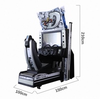 Machine de jeu d'arcade de course automobile Initial D 8 en métal à monnayeur, simulateur de conduite pour adultes, jeu vidéo pour centre de divertissement
