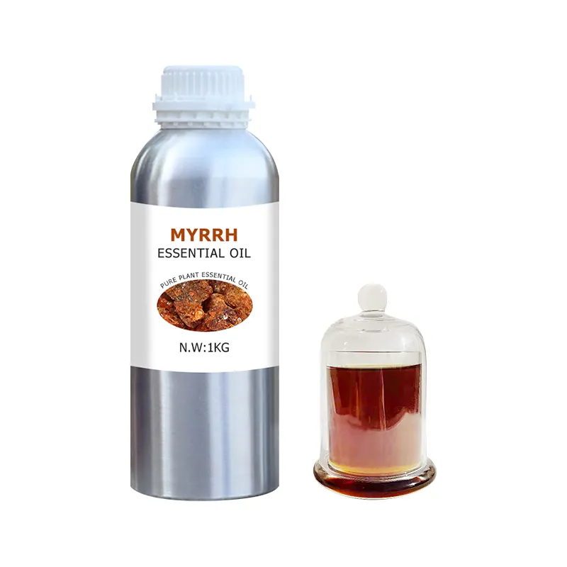 100% huile essentielle de myrrhe en vrac naturelle pour les soins de santé de diffuseur de bougie