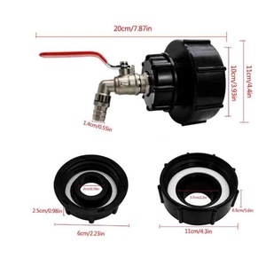 Adaptateur de robinet pour outils de jardin en laiton, connecteur de robinet fileté 3/4 ", antirouille, durable, respectueux de l'environnement - Product Image 2