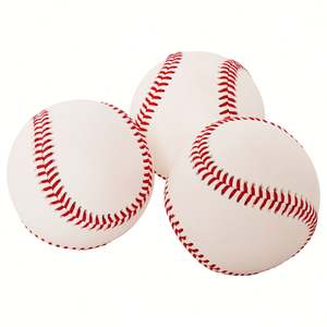 Pelota de Béisbol Oficial al por Mayor de Fábrica - Cubierta de Cuero Vacuno Premium (Núcleo 85% Lana) para Torneos, Recreación y Práctica - Product Image 1